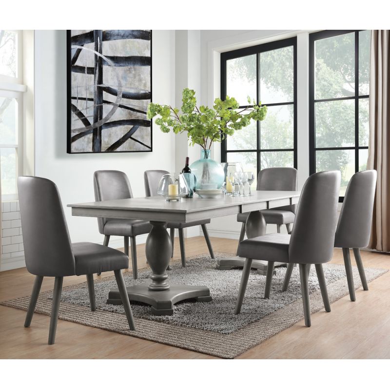 ACME Furniture - Waylon Dining Table w/Double Pedestal - 72200
