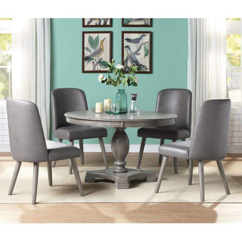 ACME Furniture - Waylon Dining Table w/Single Pedestal - 72205