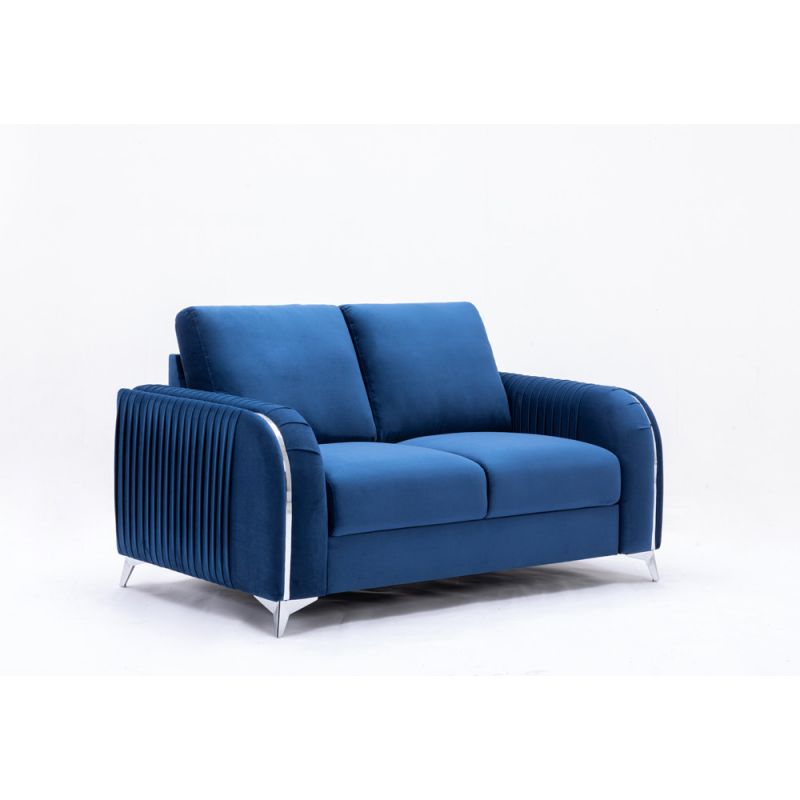 ACME Furniture - Wenona Loveseat - Blue Velvet - LV01775