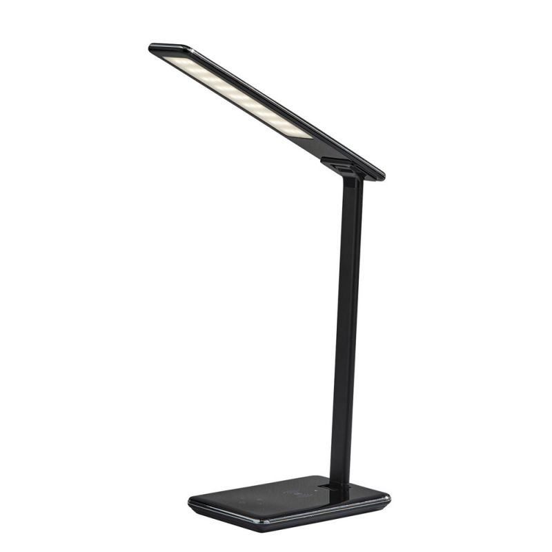 Adesso Home - Declan LED AdessoCharge Wireless Charging Multi-Function Desk Lamp - SL4904-01
