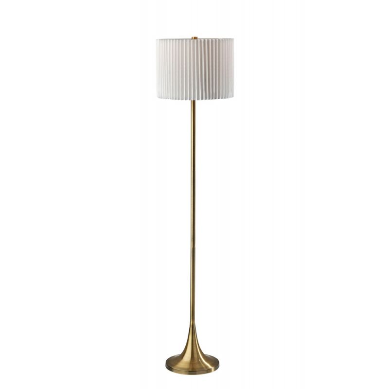 Adesso Home - Eli Floor Lamp- Antique Brass - SL9504-21
