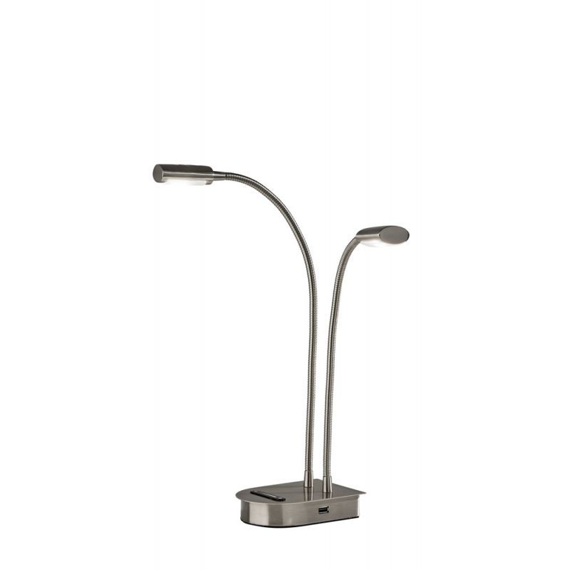 Adesso Home - Eternity LED 2 Arm Desk Lamp w/Smart Switch - 5026-22