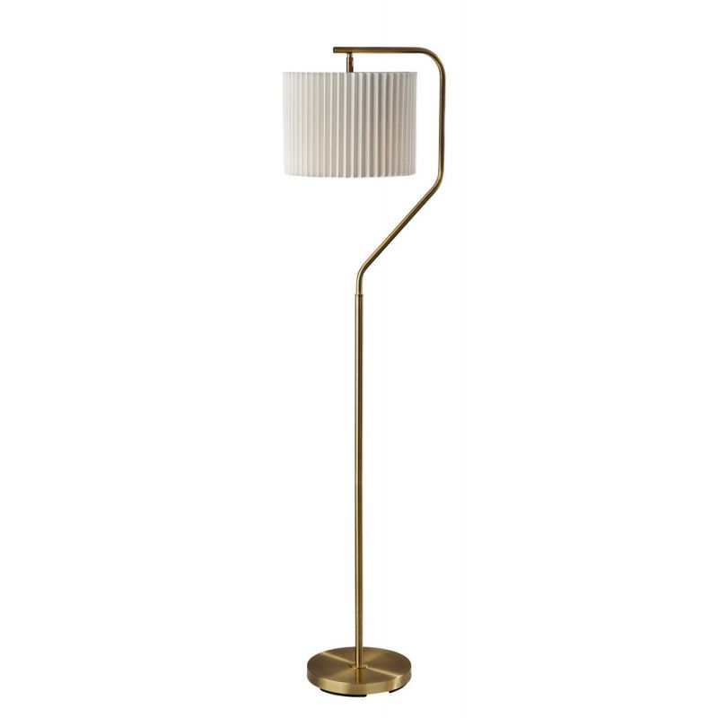Adesso Home - Evan Floor Lamp- Antique Brass - SL9502-21
