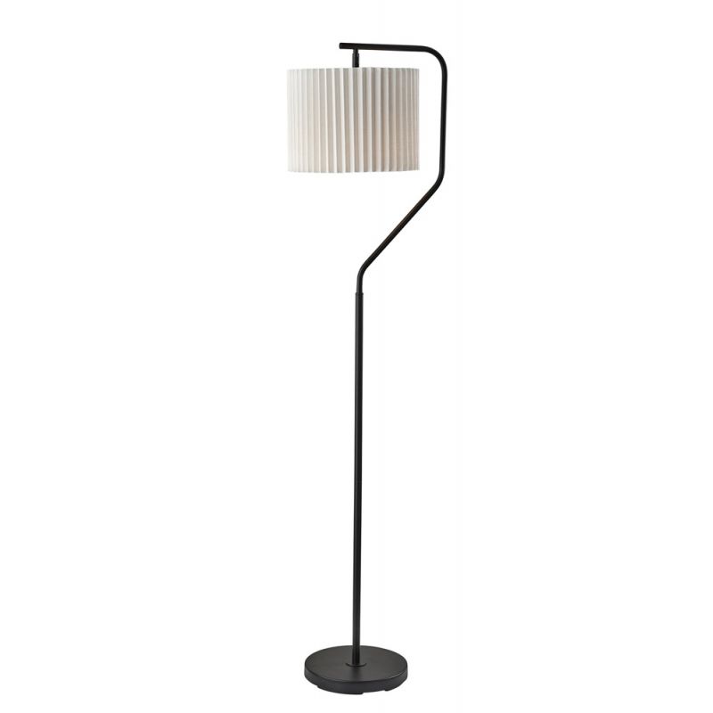 Adesso Home - Evan Floor Lamp- Black - SL9502-01