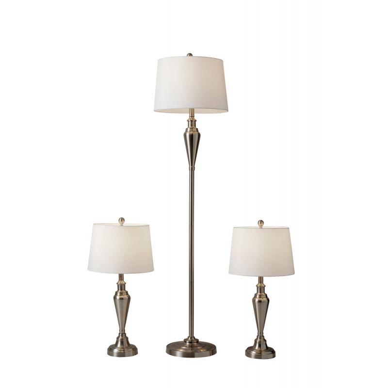 Adesso Home - Glendale 3 Piece Floor and Table Lamp Set - 1583-22