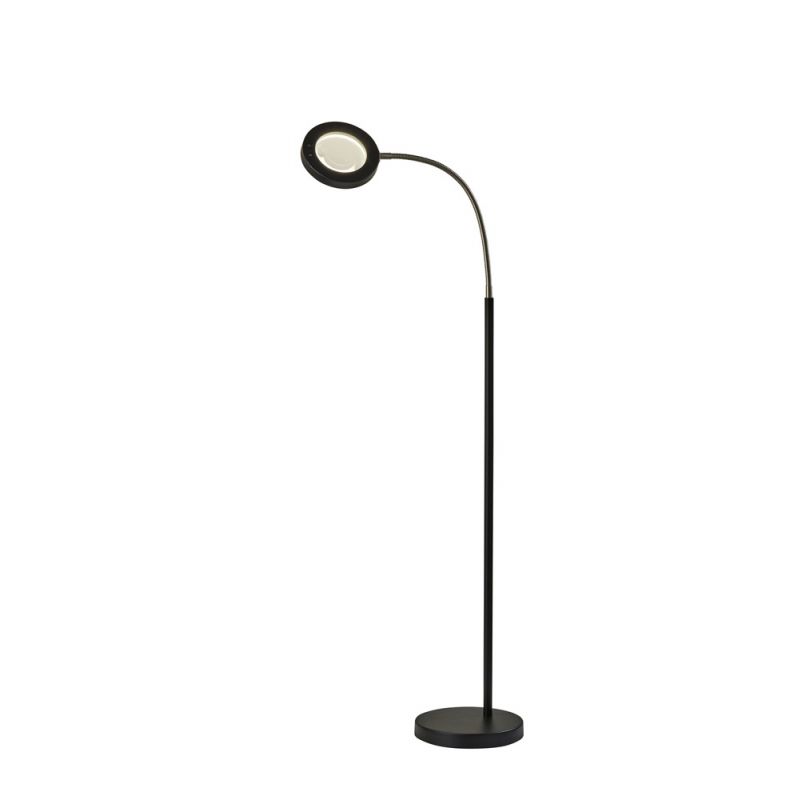 Adesso Home - Holmes LED Magnifier Floor Lamp w/Smart Switch - SL4925-01