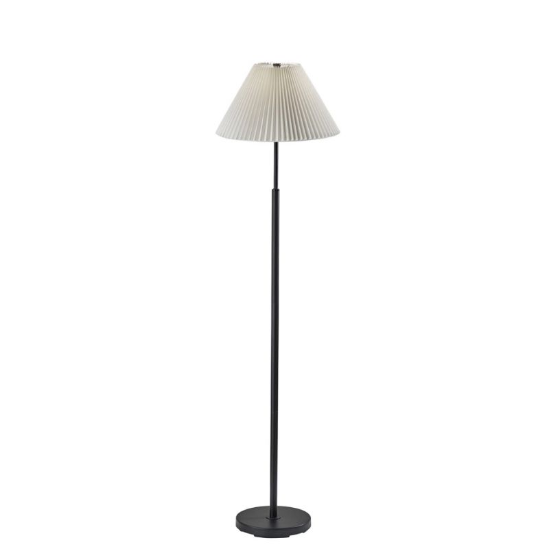 Adesso Home - Jeremy Floor Lamp- Black - SL9500-01