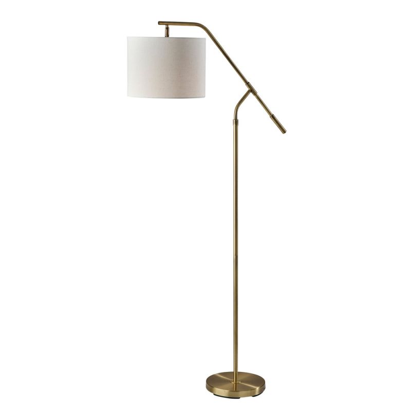 Adesso Home - Milo Floor Lamp- Antique Brass - SL9503-21