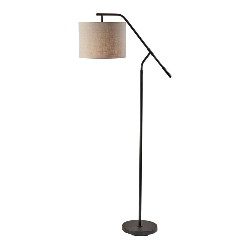 Adesso Home - Milo Floor Lamp- Black - SL9503-01