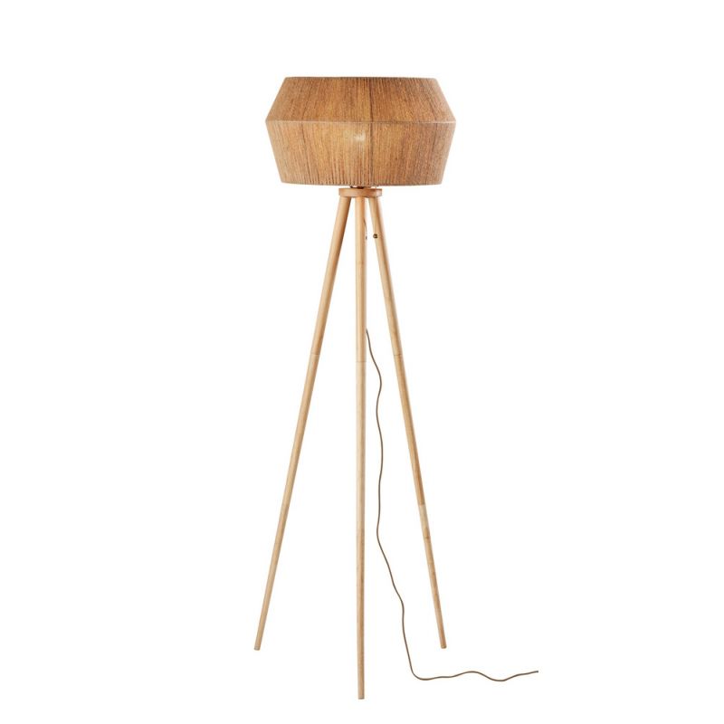Adesso Home - Montana Floor Lamp- Natural - 3960-12