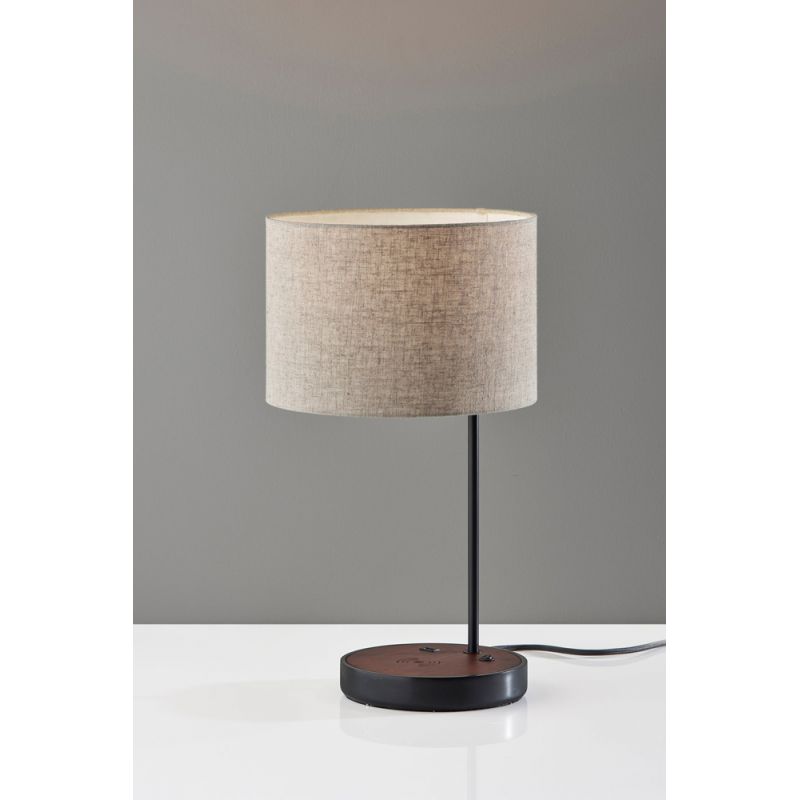 Adesso Home - Oliver Wireless Charging Table Lamp - 3689-01