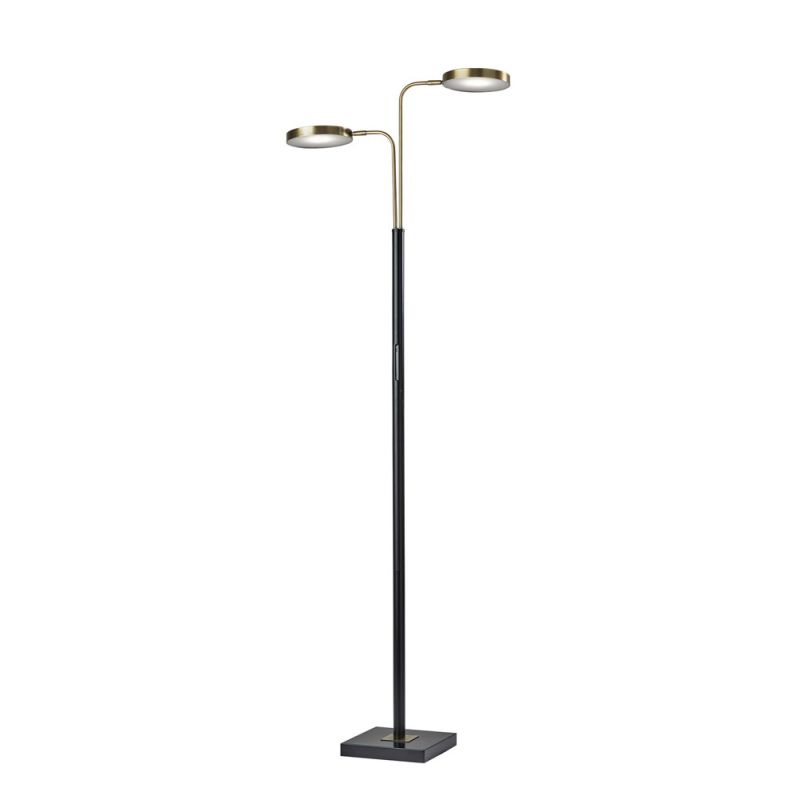 Adesso Home - Rowan LED Floor Lamp with Smart Switch - 4127-01