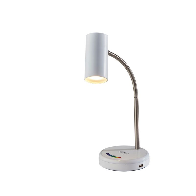 Adesso Home - Shayne LED Wireless Charging Desk Lamp - SL4926-02