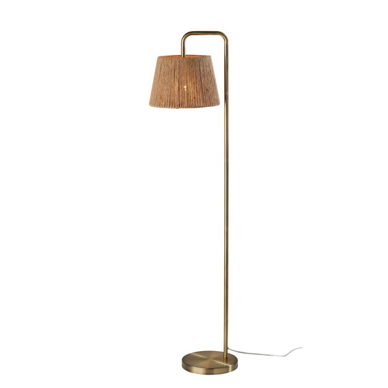Adesso Home - Tahoma Floor Lamp- Antique Brass - SL9501-21