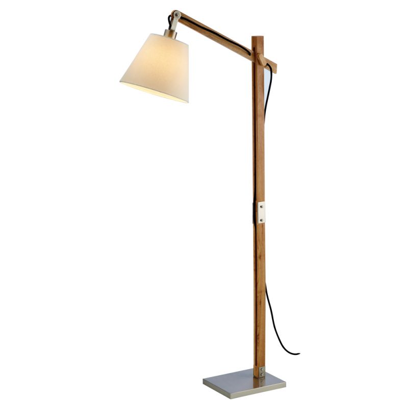 Adesso - Walden Floor Lamp in Natural Finish - 4089-12