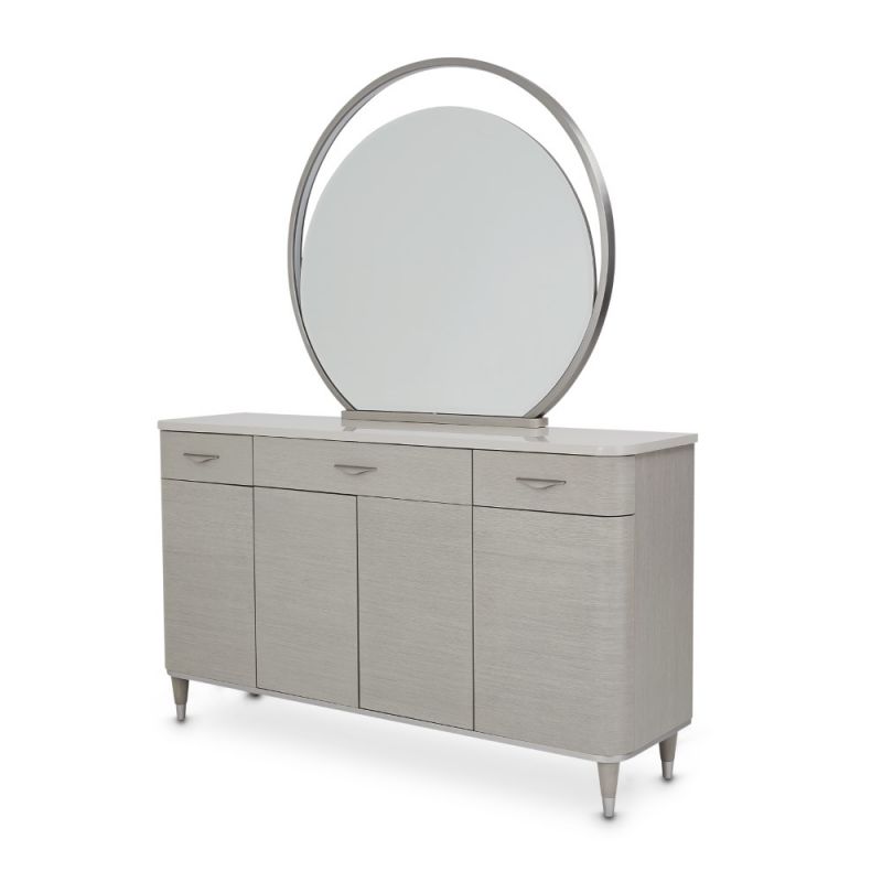 AICO by Michael Amini - Eclipse Sideboard with Mirror - Moonlight - KI-ECLP007-260-135