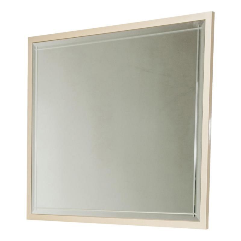 AICO by Michael Amini - Hollywood Loft Rectangular Dresser Mirror in Pearl - 9001660-08