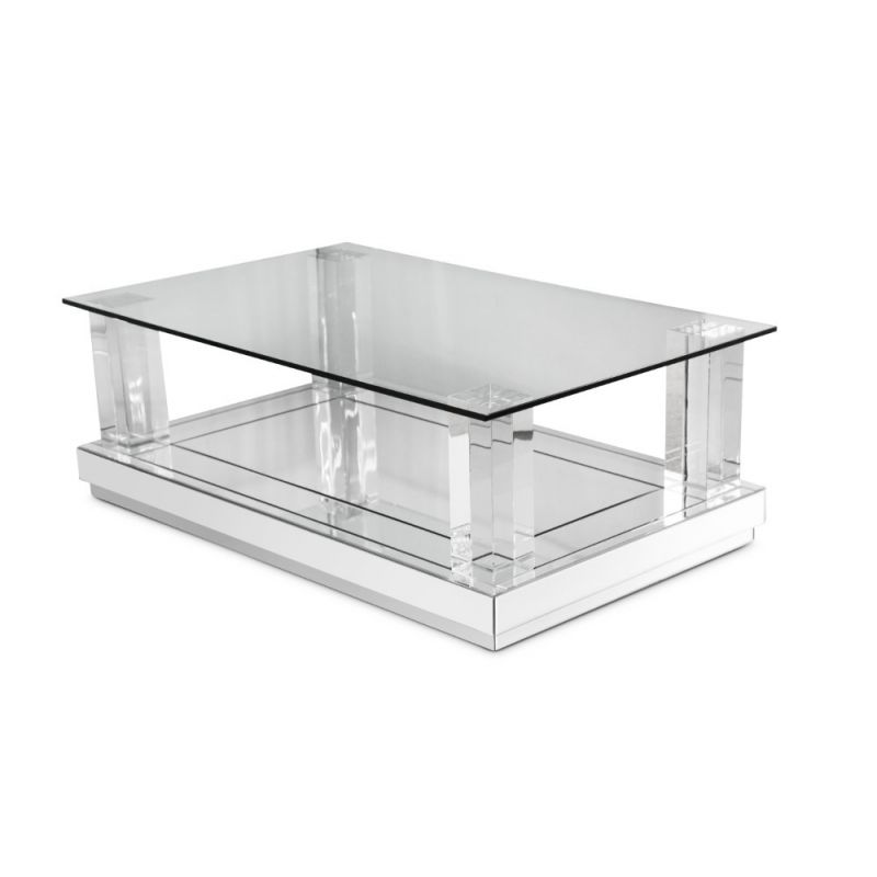AICO by Michael Amini - Montreal - Cocktail Table with Glass Top - FS-MNTRL-1588