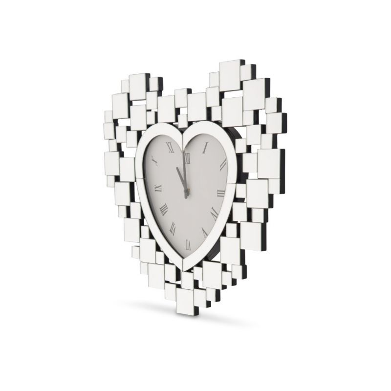 AICO by Michael Amini - Montreal - Heart Shaped Clock - FS-MNTRL-5055