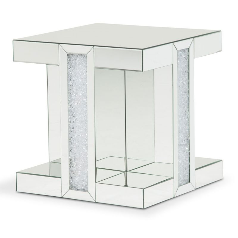 AICO by Michael Amini - Montreal - Mirrored End Table - FS-MNTRL-1594