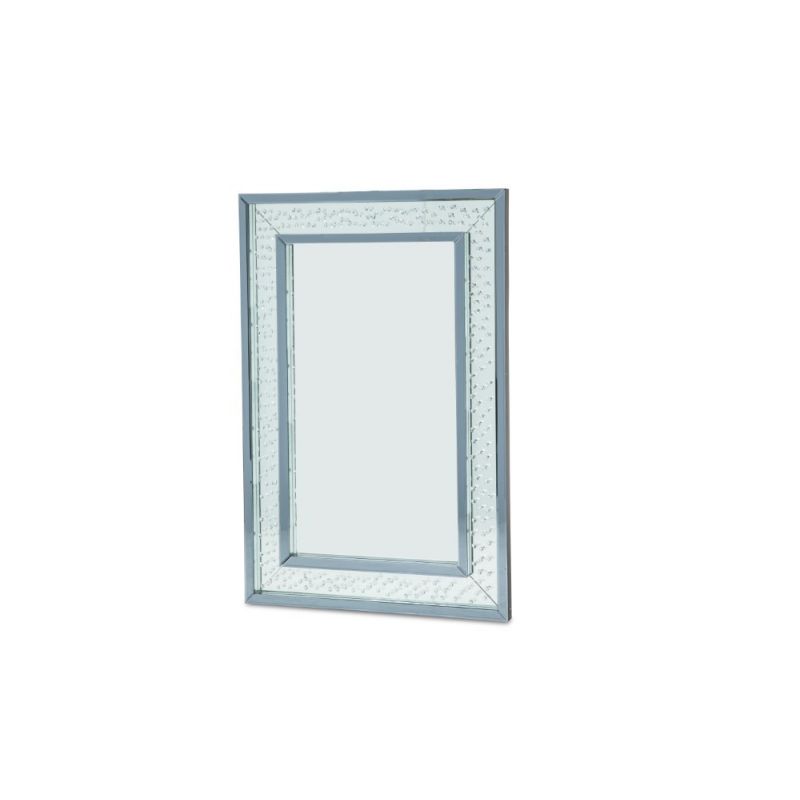 AICO by Michael Amini - Montreal - Rectangular Wall Decor Crystal Framed Mirror - FS-MNTRL261H_CLOSEOUT