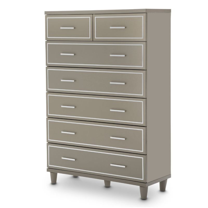 AICO by Michael Amini - Urban Place 7 Drawer Chest in Dove Gray - 9027670-803_CLOSEOUT