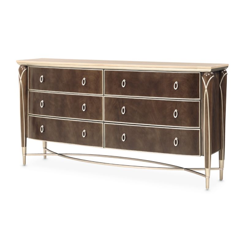 Aico by Michael Amini - VillaCherie Dresser - Hazelnut - N9008050SA-410