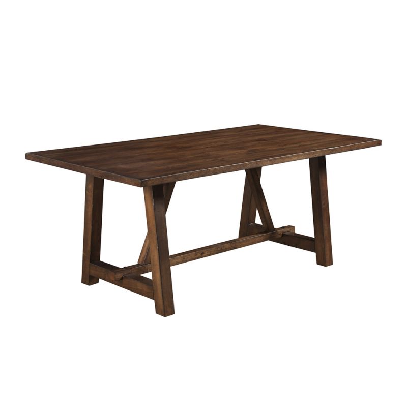 Alpine Furniture - Arendal Trestle Rectangular Dining Table - 5672-01