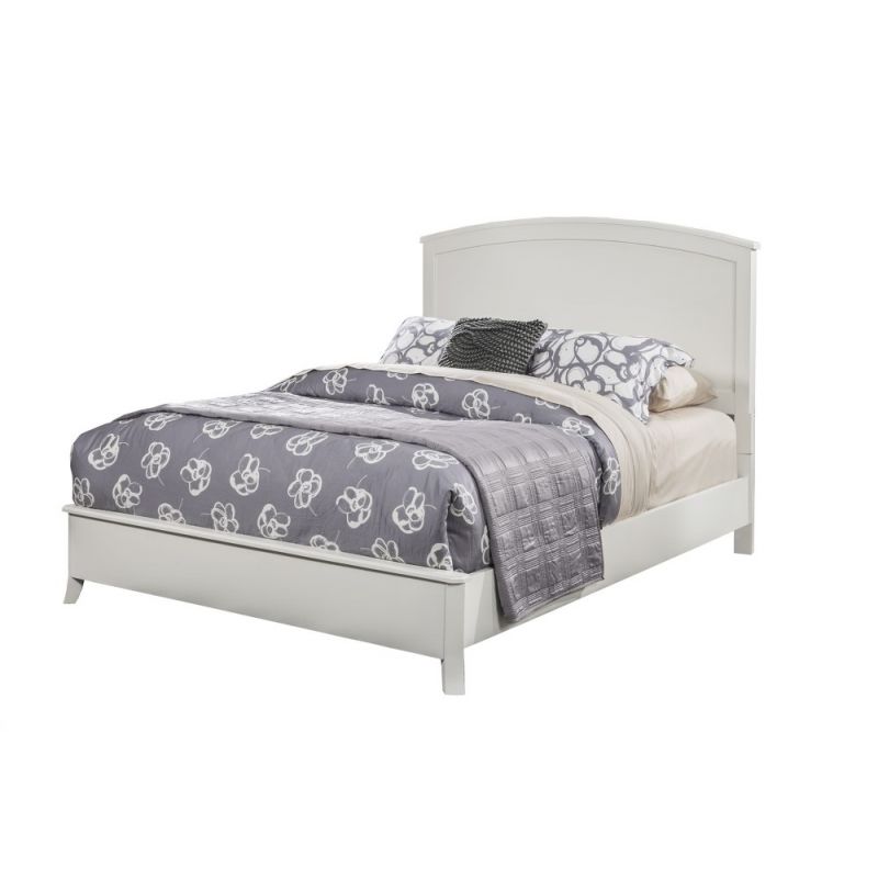 Alpine Furniture - Baker California King Panel Bed, White - 977-W-07CK