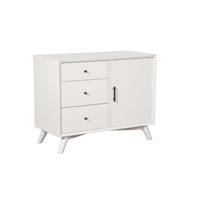 Alpine Furniture - Flynn Accent Cabinet, White - 966-W-14