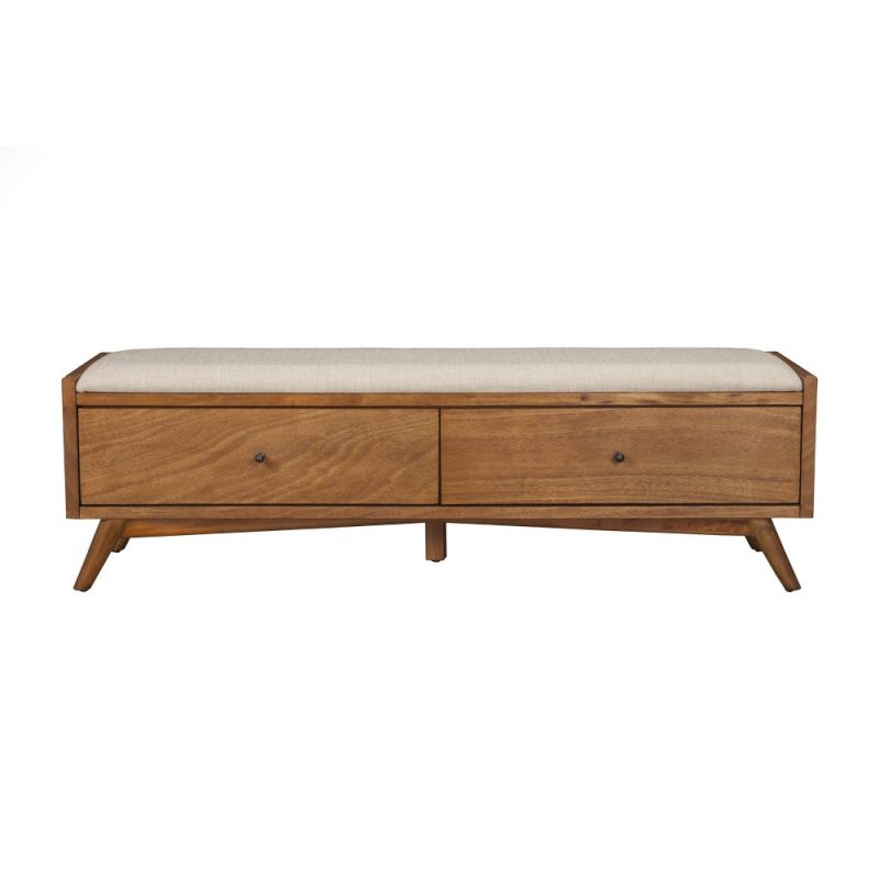 Alpine Furniture - Flynn Bench, Acorn - 966-12