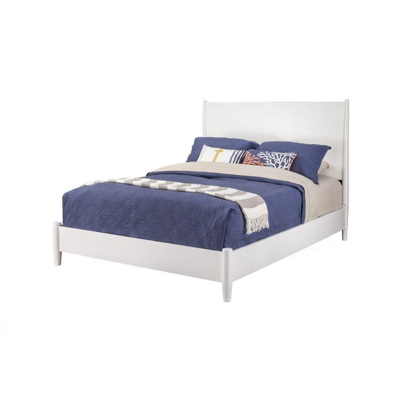 Alpine Furniture - Flynn Full Platform Bed, White - 766-W-08F