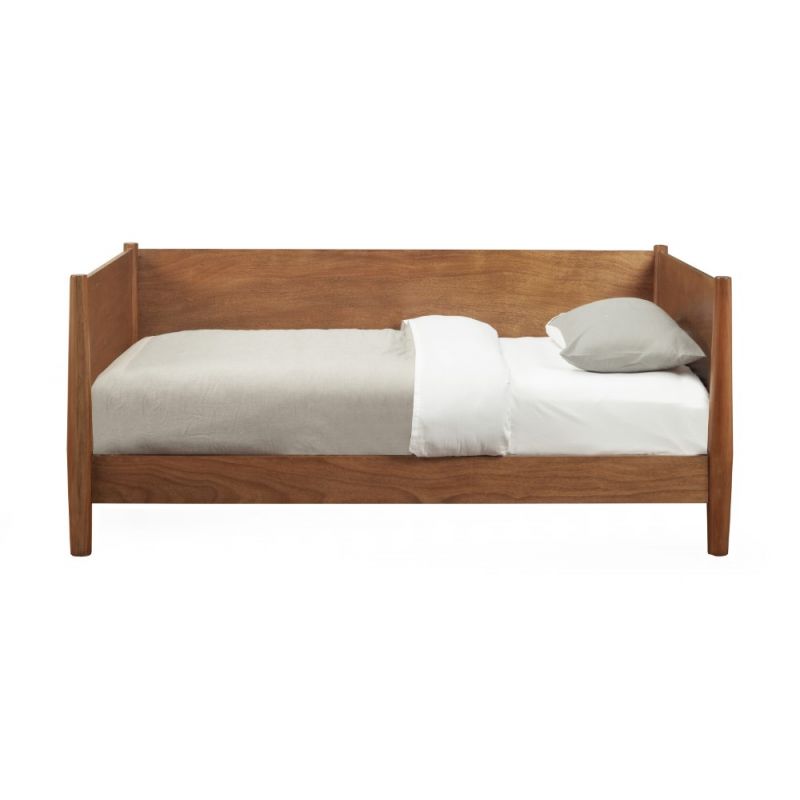 Alpine Furniture - Flynn Mid Century Modern Twin Size Day Bed, Acorn - 966-09T