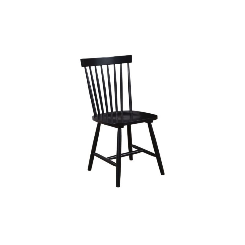 Alpine Furniture - Lyra (Set of 2) Side Chairs, Black - 3434BLK-02