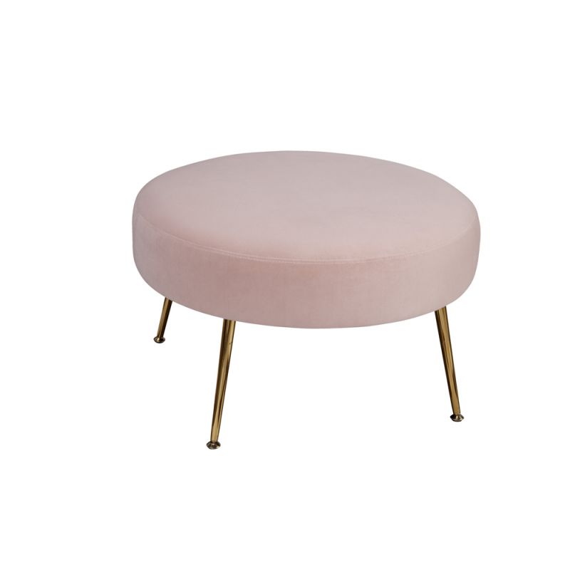 Alpine Furniture - Rebecca Footstool, Pink - 9010-2-PNK