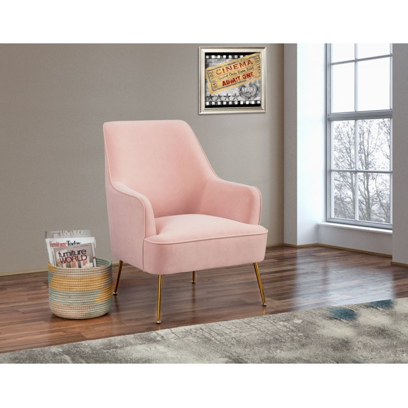 Alpine Furniture - Rebecca Leisure Chair, Pink - 9010-1-PNK