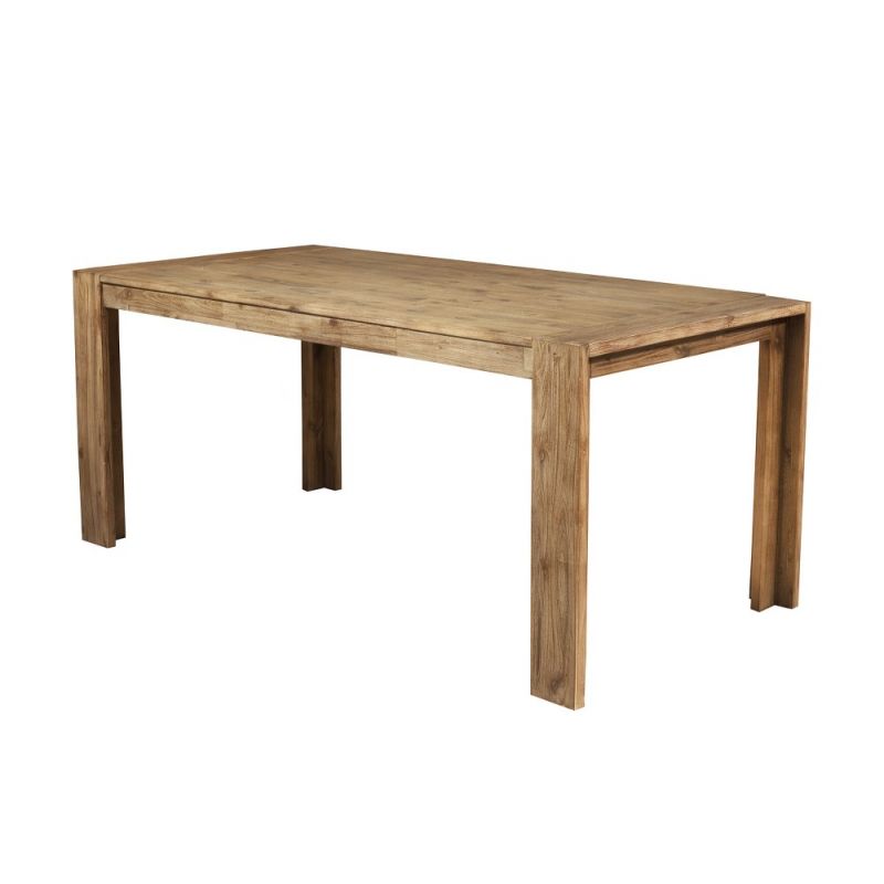 Alpine Furniture - Seashore Fixed Top Dining Table, Antique Natural - 8868-01