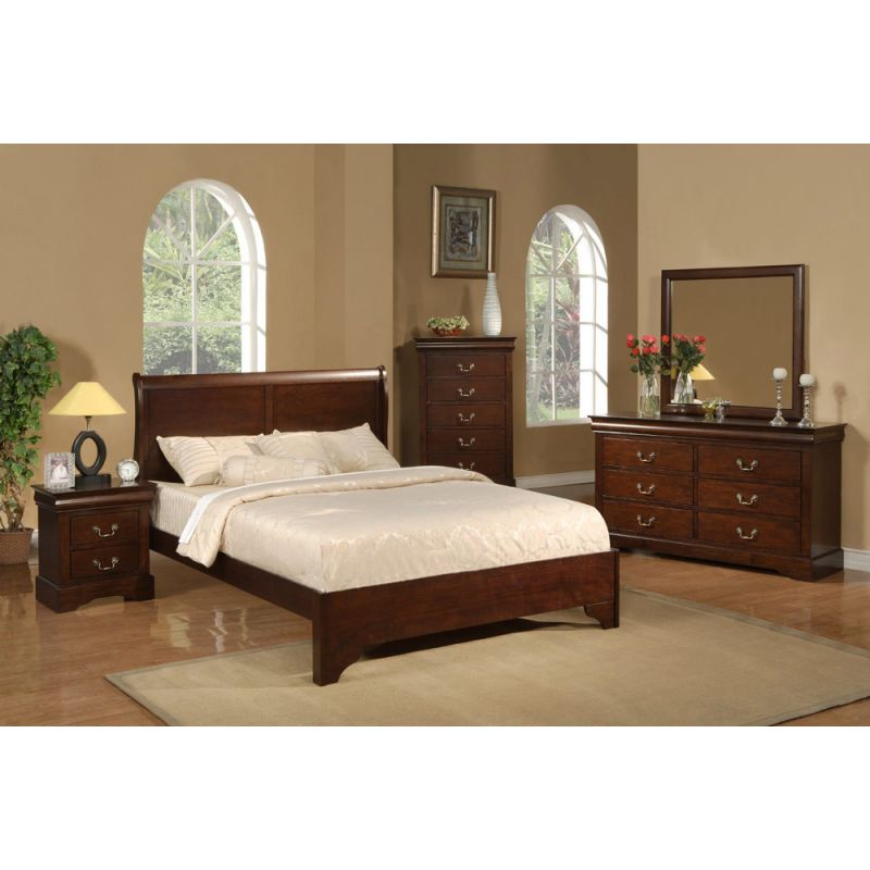 Alpine Furniture - West Haven 5-Piece California King Bedroom Set