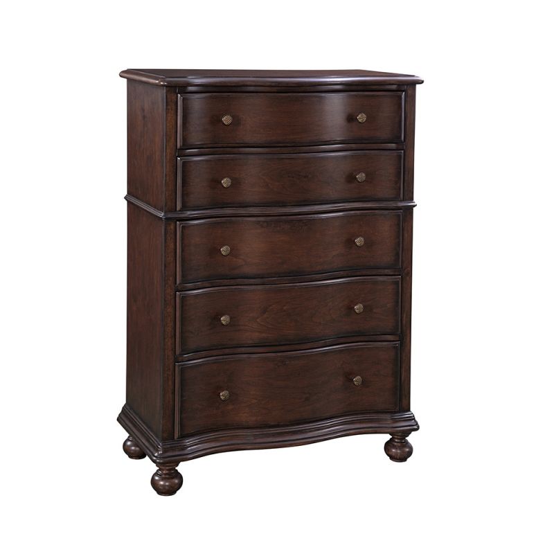 American Woodcrafters - Rodanthe 5-Drawer Chest - Cherry Brunette - 3900-150