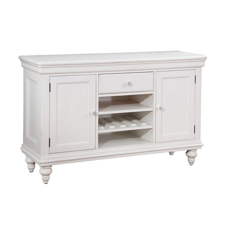 American Woodcrafters - Rodanthe Server - Dove White - D-3910-590