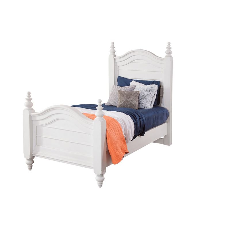 American Woodcrafters - Rodanthe Twin Panel Bed - Dove White - 3910-33PNPN