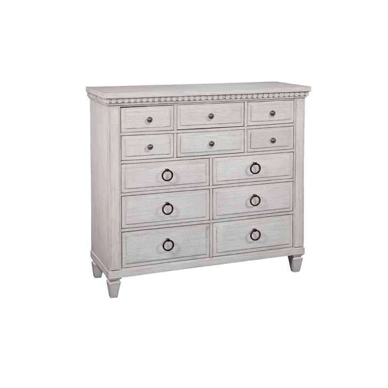 American Woodcrafters - Salter Path Gentlemen's Chest - White Grain - 1020-212D