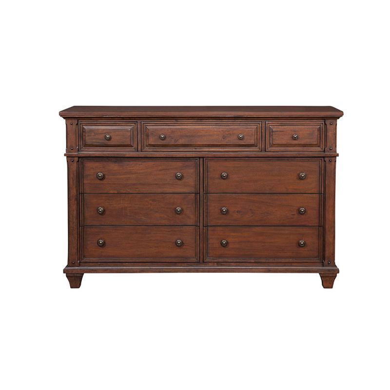 American Woodcrafters - Sedona Dresser - Cinnamon Cherry - 2400-270