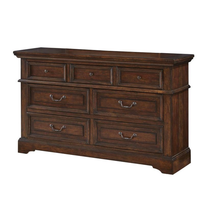 American Woodcrafters - Stonebrook Dresser - Tobacco Finish - 7800-270