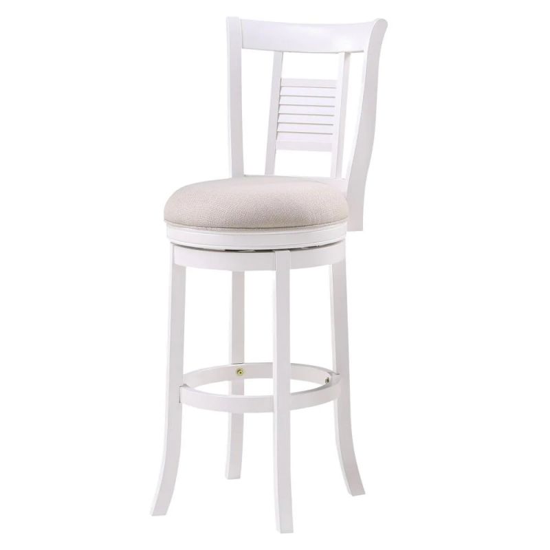 American Woodcrafters - Wood Frame Barstool - Antique White - B2-303-30F