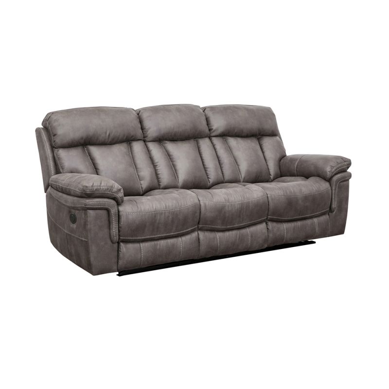 Armen Living - Estelle Power Reclining Sofa in Gunmetal Fabric - LCES3GM