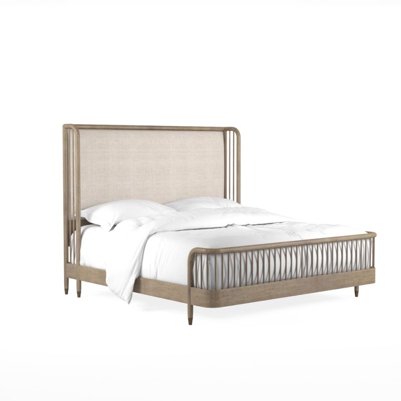 A.R.T. Furniture - Finn King Upholstered Shelter Bed - 313136-2803
