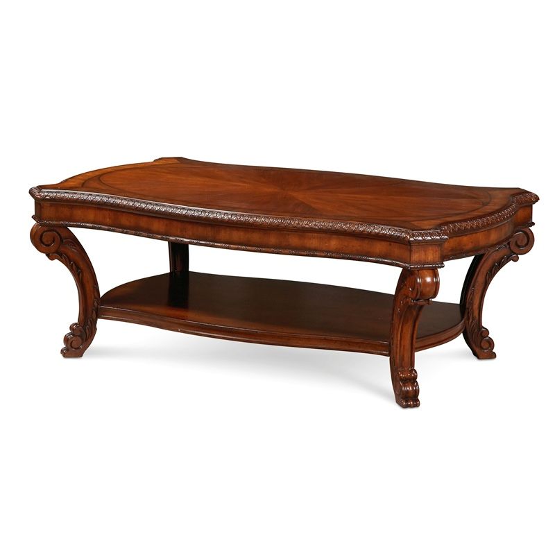 A.R.T. Furniture - Old World - Rectangular Cocktail Table In Pine Medium Cherry Finish - 143300-2606