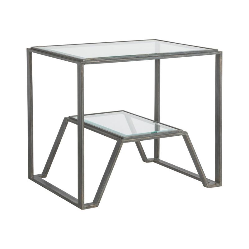 Artistica Home - Metal Designs Byron Rectangular End Table - St Laurent finish - 01-2230-955-44