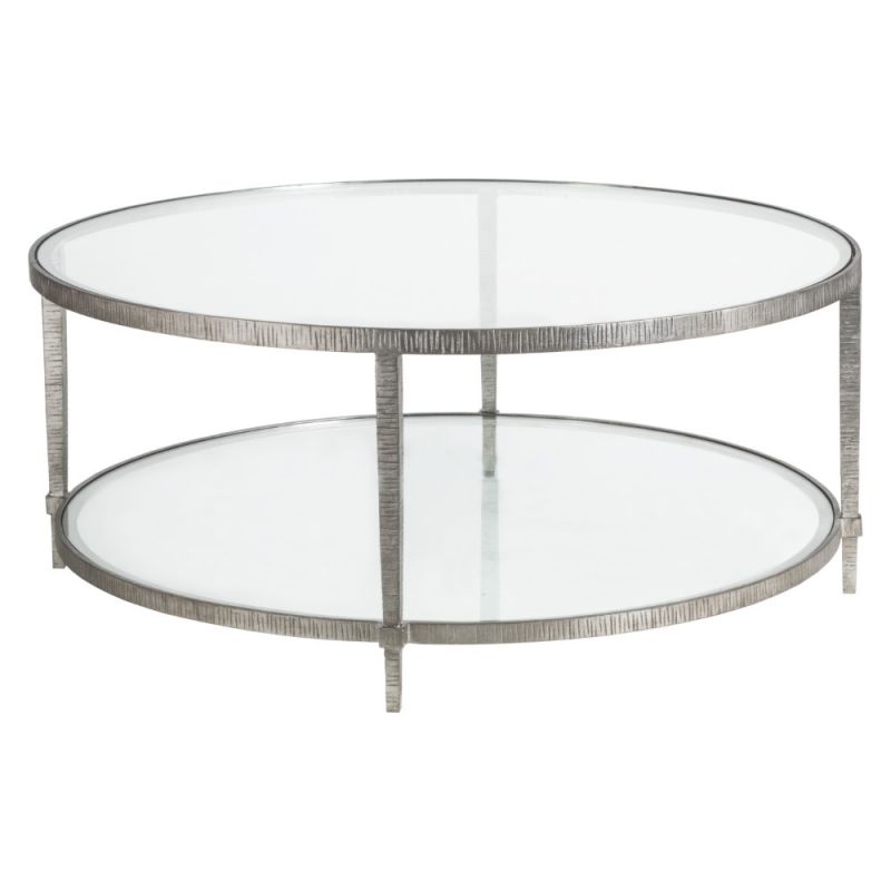 Artistica Home - Metal Designs Claret Round Cocktail Table - Silver - 01-2233-943-47